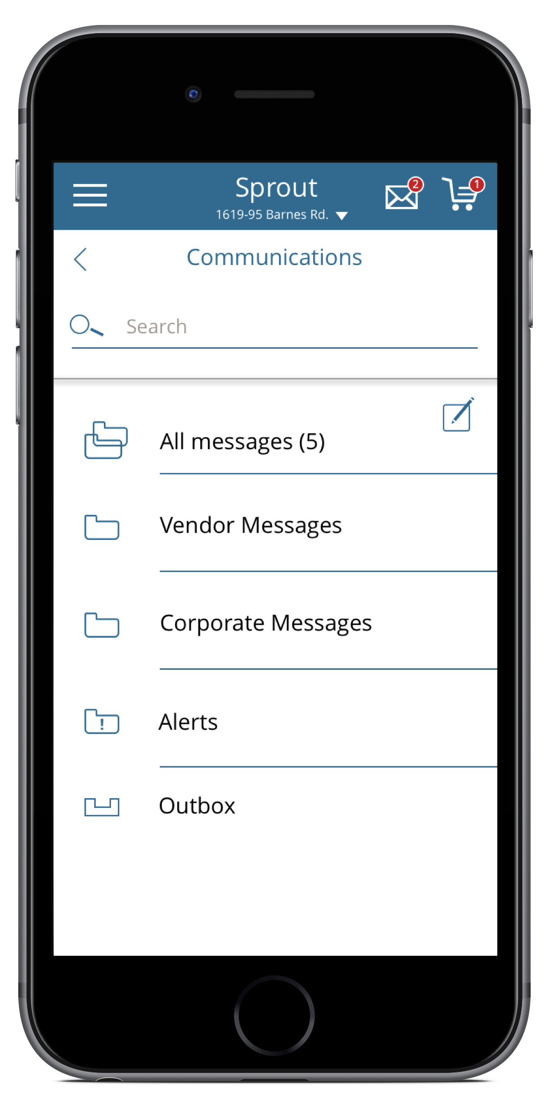 Sprout communications interface